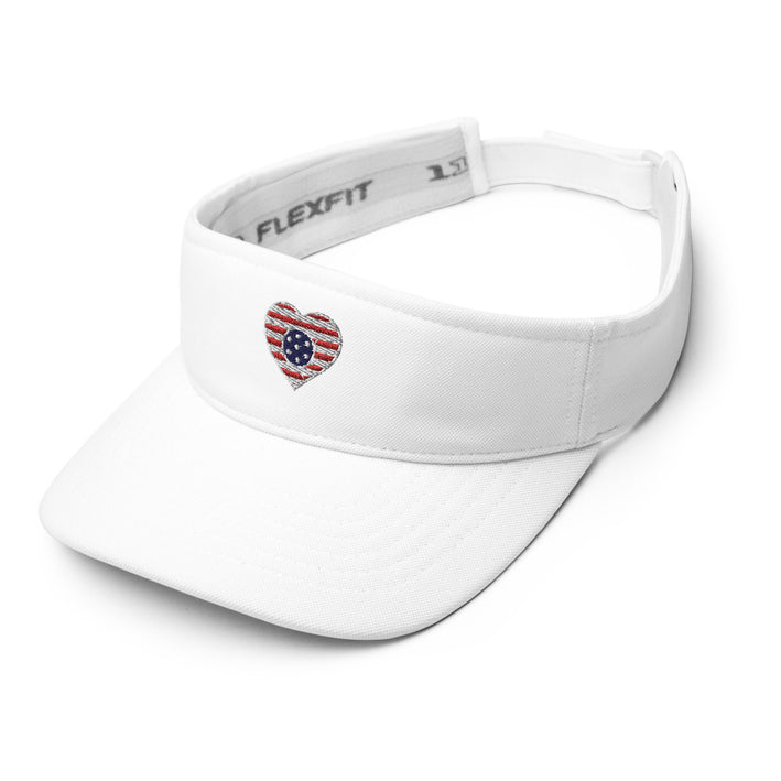 LOVE USA Flag - Dri Fit Visor