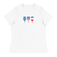 Load image into Gallery viewer, Stars &amp; Stripes Paddles - Women&#39;s Cotton Tee
